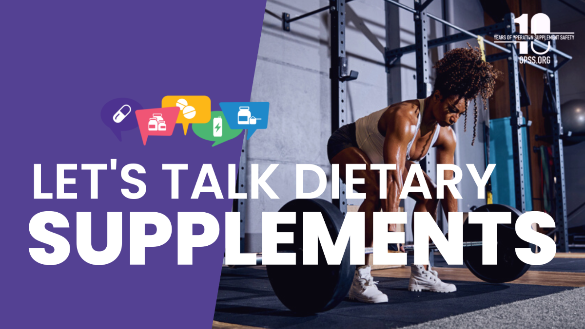 Let's Talk Dietary Supplements Council for Responsible Nutrition