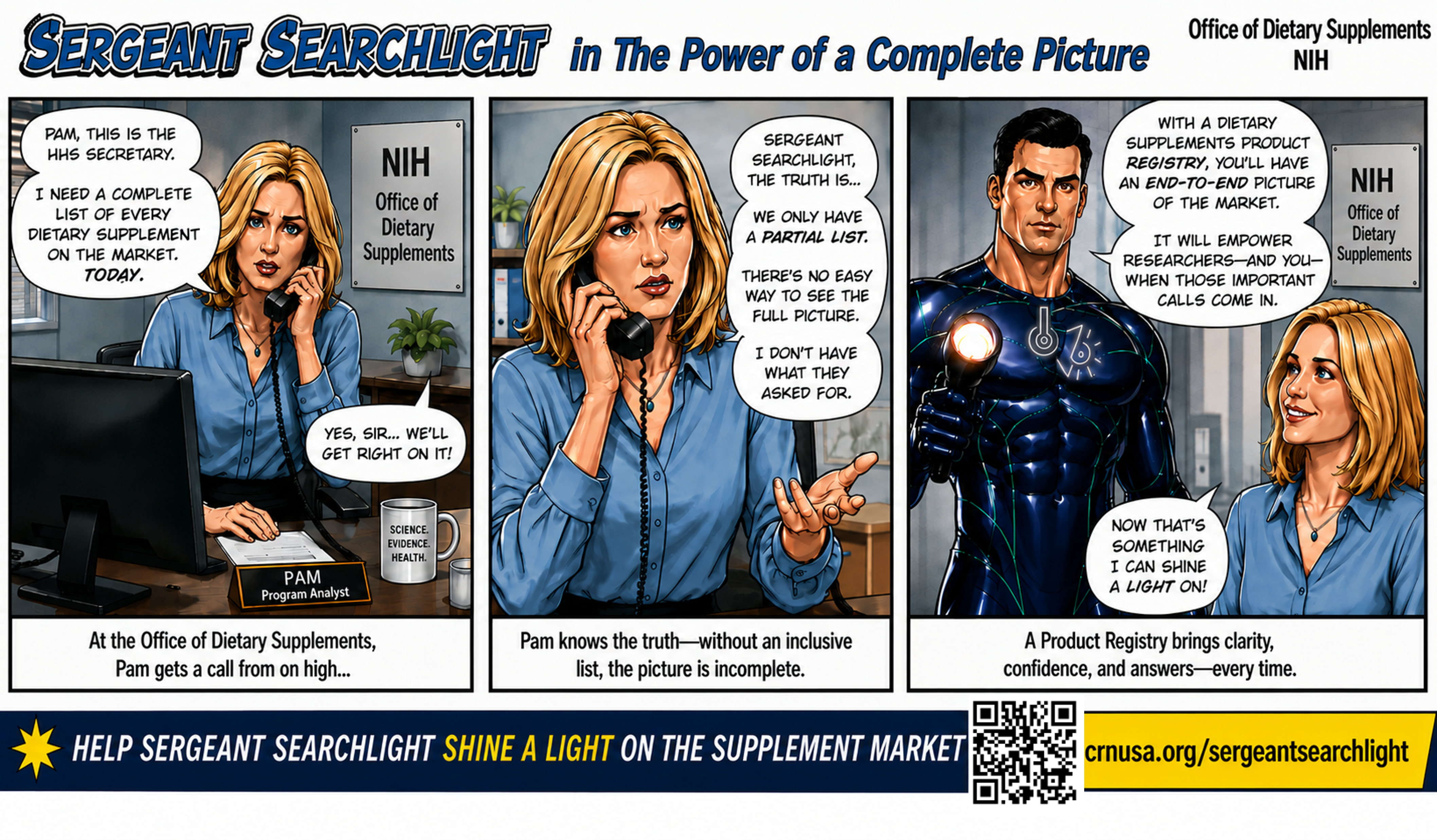 Sergeant Searchlight Episode 5 comic strip: The Power of a Complete Picture