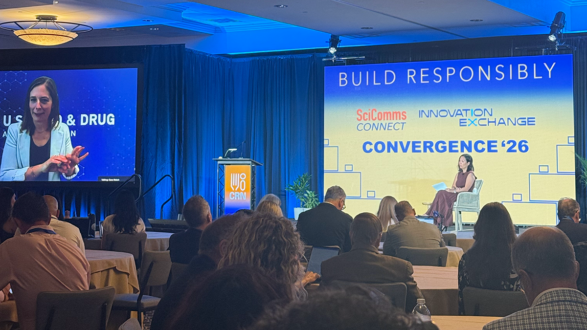 Cara Welch speaks to CRN attendees