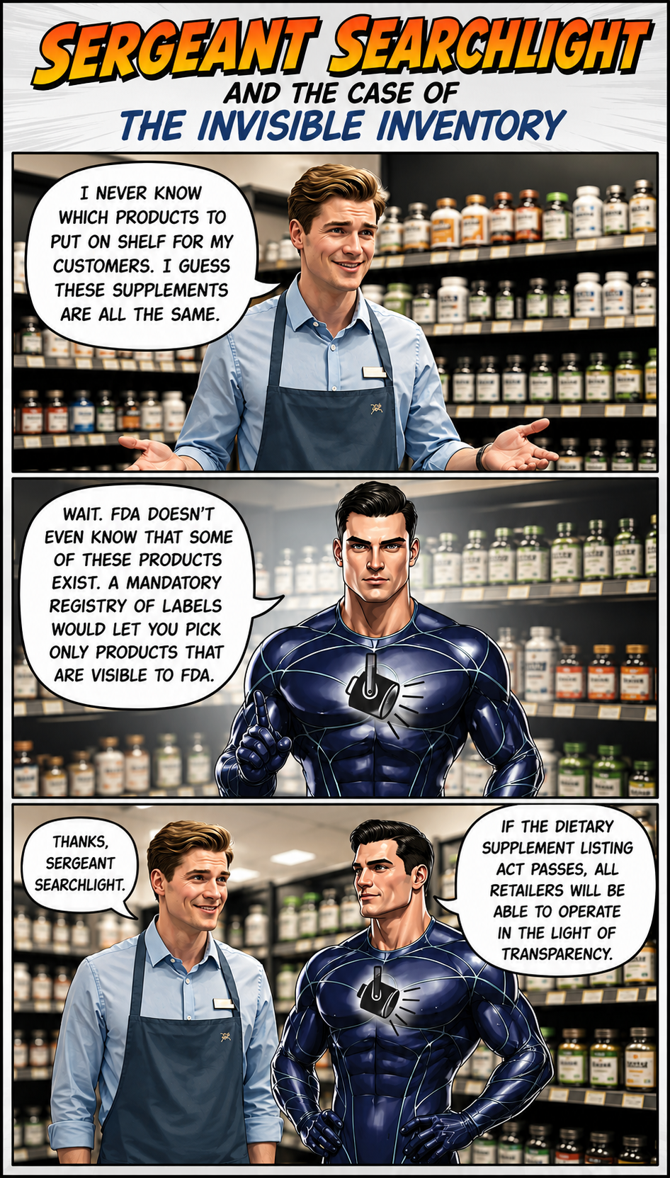 Sergeant Searchlight Episode 3 comic strip